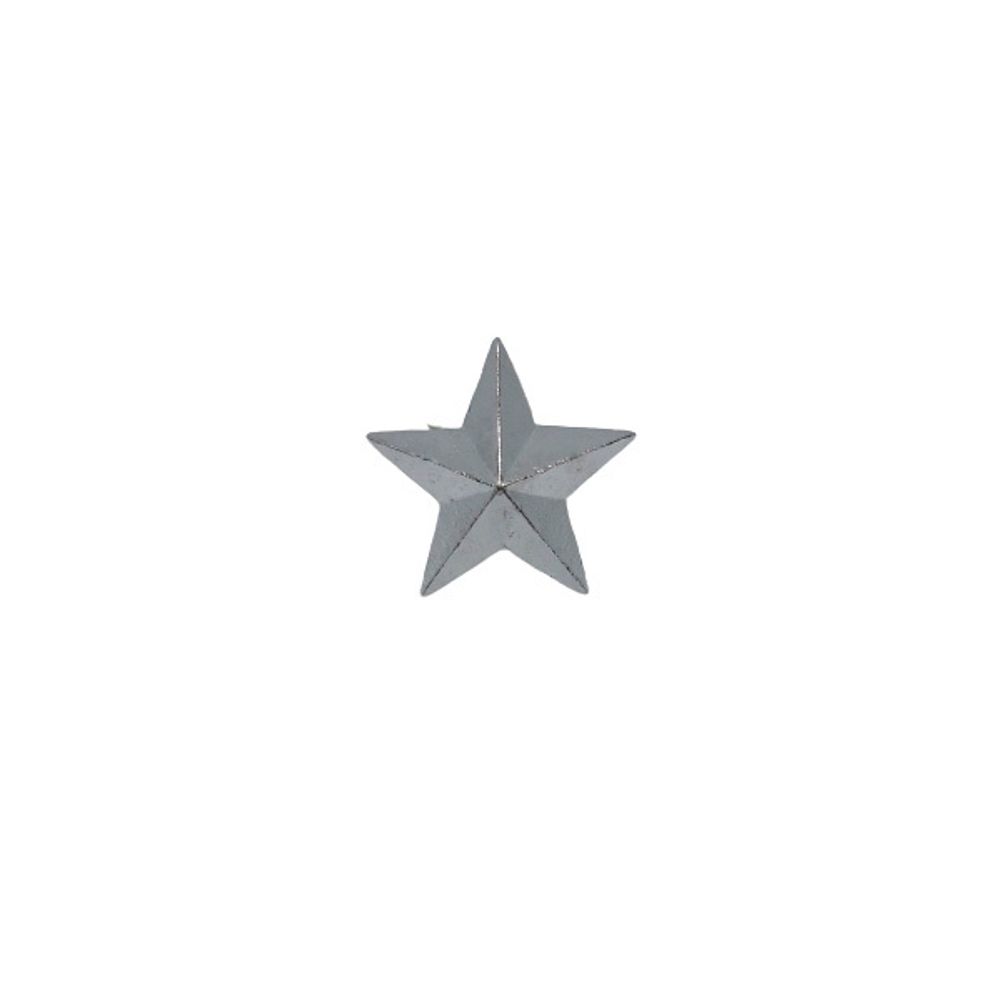 Звезда на погоны мет. 13 мм. риф. зол. (аналог латунной)
