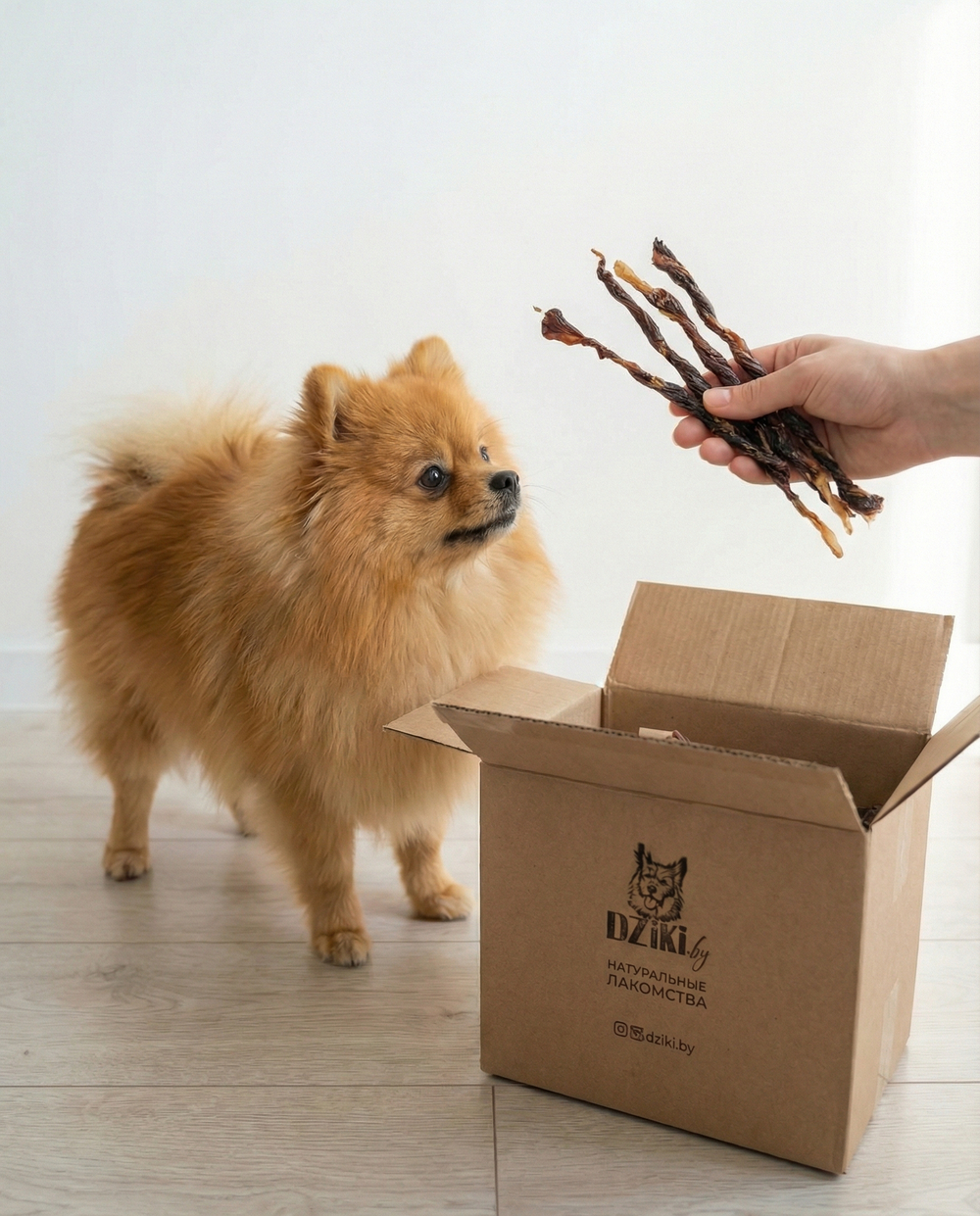 Соломка из диафрагмы говяжьей сушёной