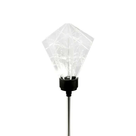 Светильник садовый Lamper Хрустальный цветок, на солнечной батарее, 1 Вт, IP65, 800 мм