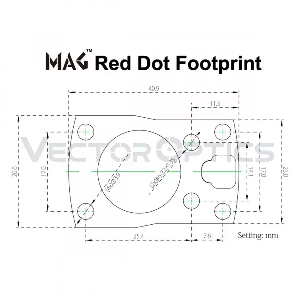 Прицел коллиматорный Vector Optics Frenzy-S 1x17x24 SAS - фото 11