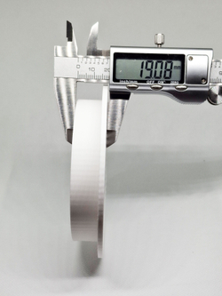 Решетка вентиляции с фланцем D 125 мм (пластиковая, белая)