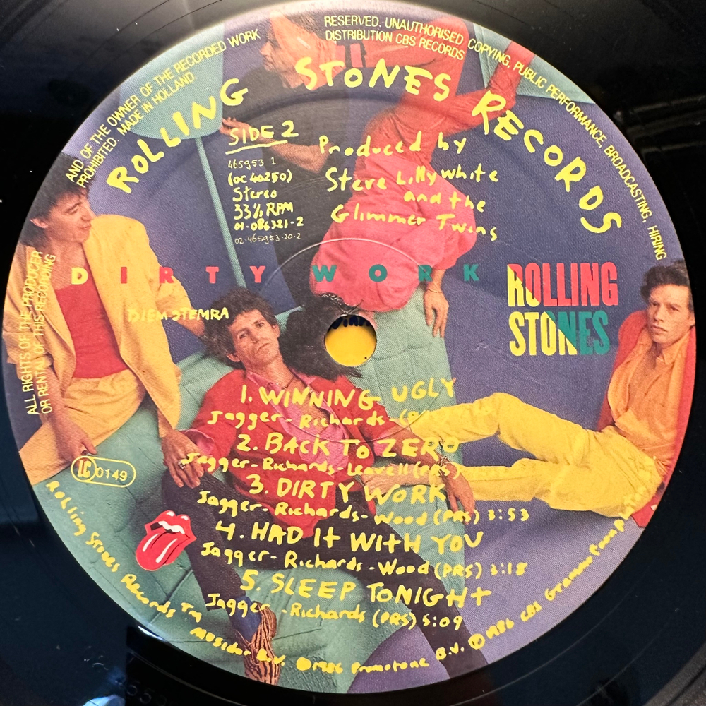 The Rolling Stones - Dirty Work (Европа 1989г.)