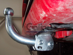 Фаркоп оцинкованный Galia T057A для Toyota Yaris 2005-2014(паспорт и сертификат в комплекте)(без электрики)