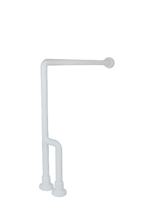 Поручень угловой 3 точки опоры аллюминий NOFER 15203.NBA белый