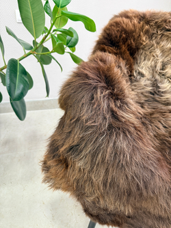 Шкура коврик меховой прикроватный овчина, 120х65 см.