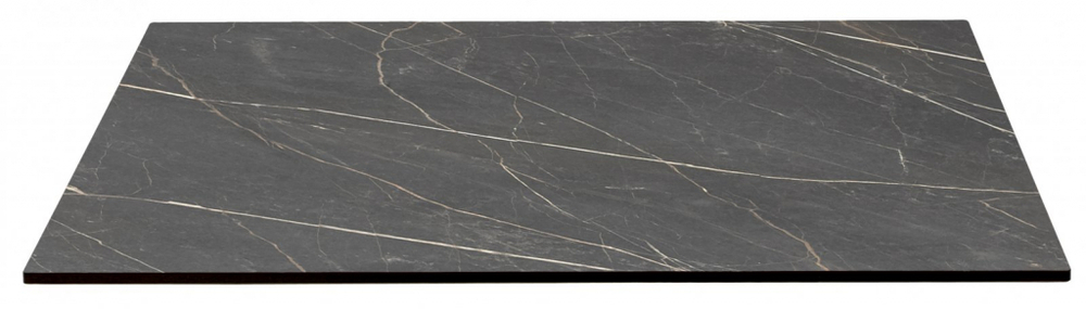 Стол ламинированный обеденный Scab Design Tripe Maxi, голубой, черный мрамор Сахара