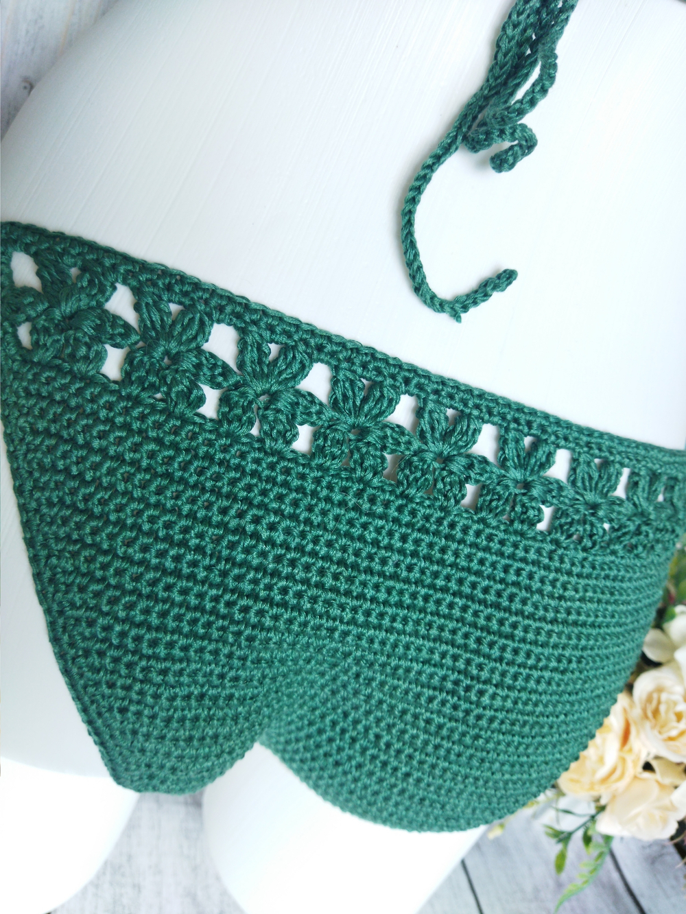 Купальник вязаный