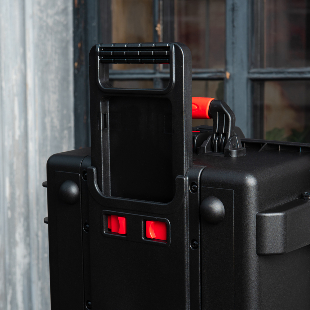 MEDIUM SIZE | Ударопрочный кейс кофр ящик бокс с выдвижной ручкой и колесами DGCASE@60-02 | Внутр. размеры 490*360*205мм