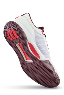 Женские теннисные кроссовки Wilson Intrigue Tour - white/port royal/infrared