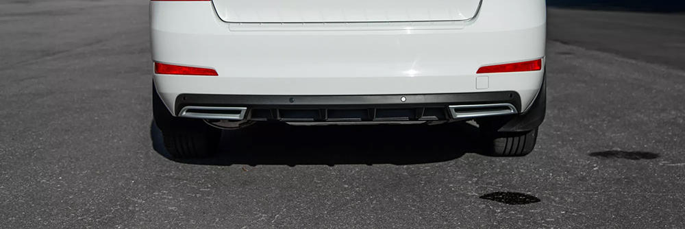 Имитация насадок глушителя Skoda Octavia A7