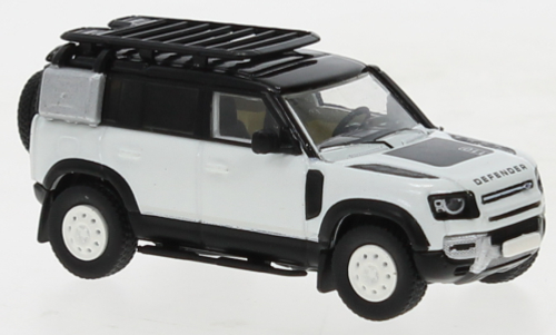 Автомобиль Land Rover Defender 110, белый, 2020, 1:87