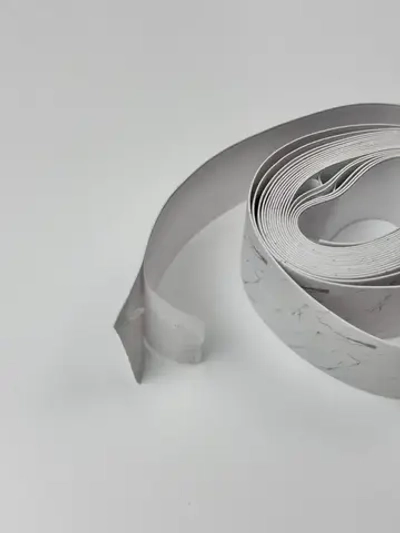 Лента бордюрная для ванны Мрамор белый