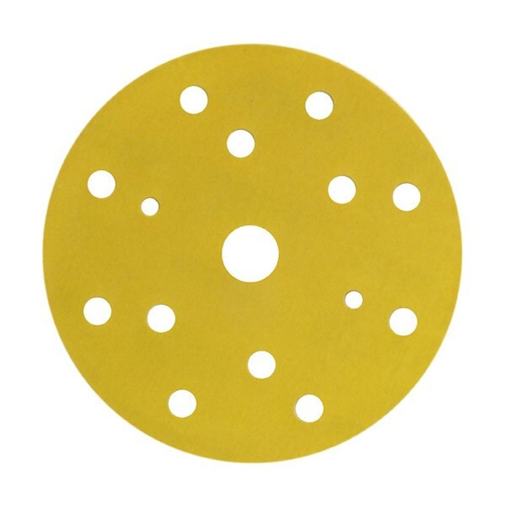 3М Hookit 255P+ Gold шлифовальный диск, D-150 мм, 15 отв (1шт)