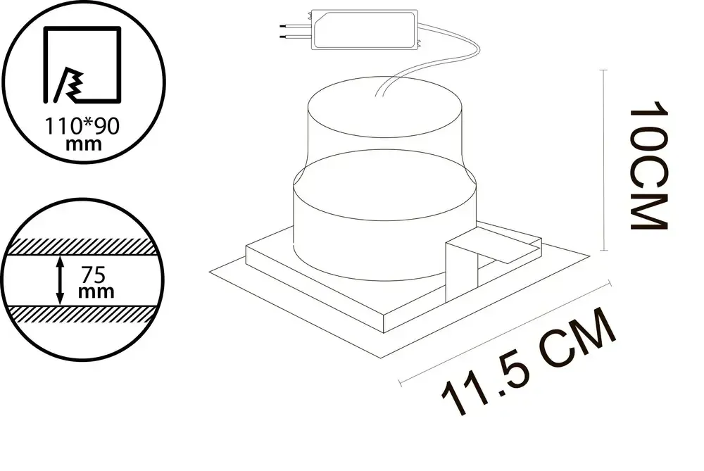 Точечный встраиваемый светильник Arte Lamp