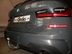 Оцинкованный фаркоп на BMW 3-Series седан/универсал 2018-, BMW 4-Series G22 coupe 2020-, BMW 4-Series G26 Gran Coupe 2021- (без электрики), Galia B025C