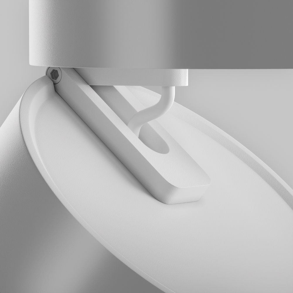 Трековый светильник для однофазного шинопровода светодиодный Maytoni Unity Onda TR007-1-18W3K-W4K