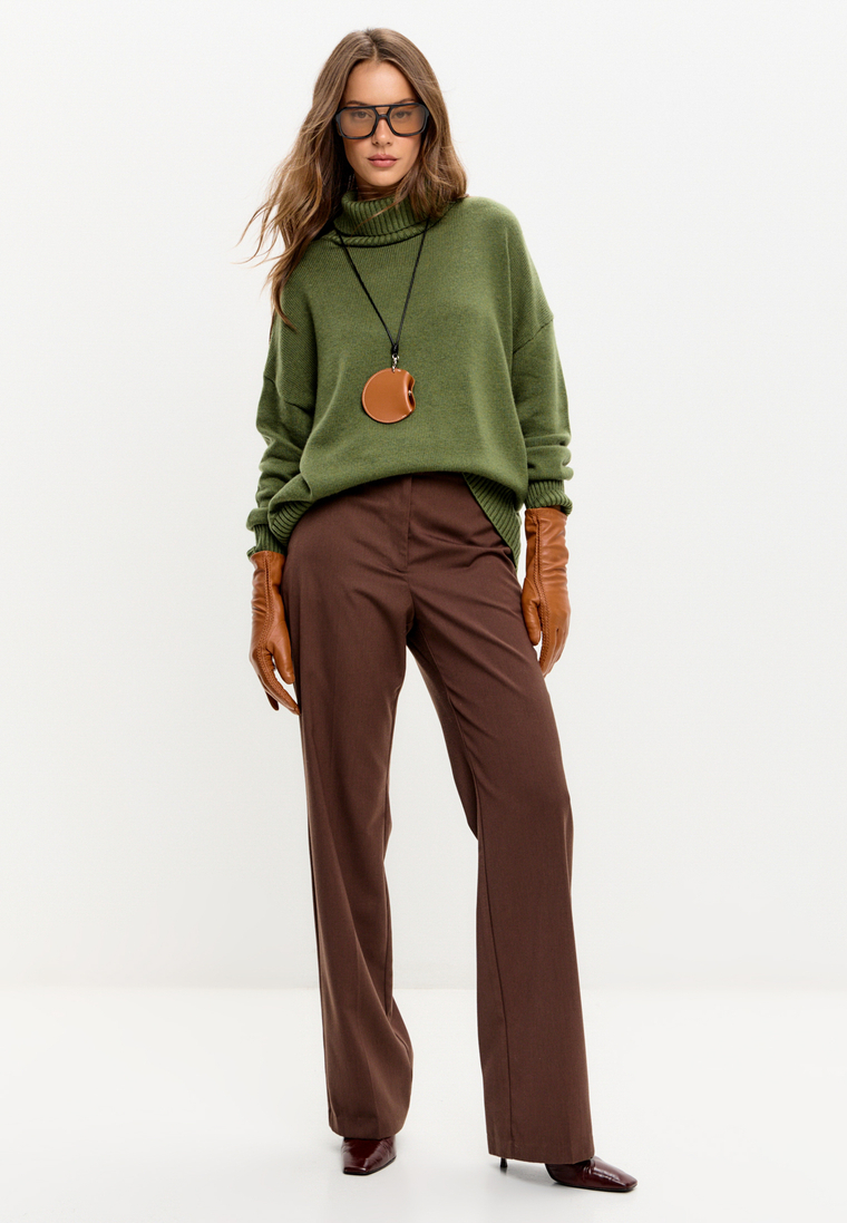 Базовый шерстяной свитер