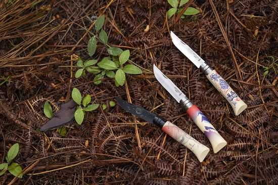 Складной нож Opinel №8, Escapade Bivouac , 002444 c клинком из стали Sandvik™ 12С27, рукоять дерево (Бук)