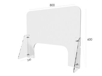 Экран защитный 800х600 2мм ПЭТ