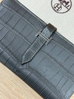 Кошелек Hermes из кожи крокодила