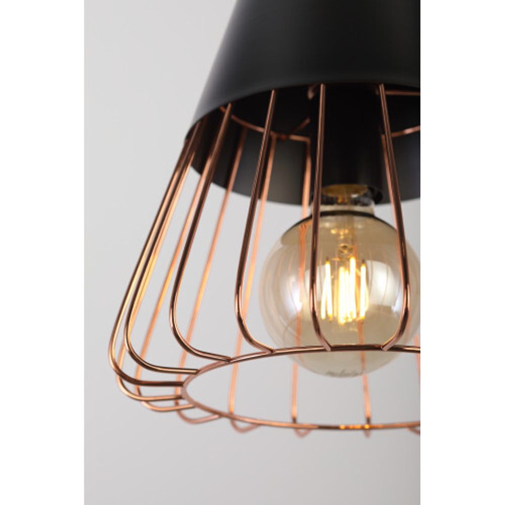 Светильник подвесной (подвес) Rivoli Kasimira 5050-201 1 х E27 60 Вт лофт - кантри