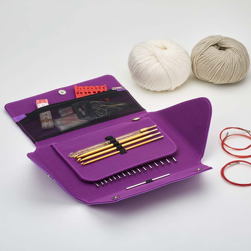 AddiClick by Woolly Hugs Набор круговых латунных спиц со сменными лесками