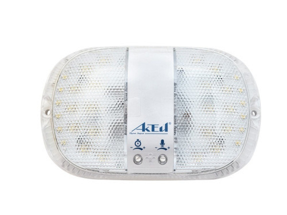 Светильник LED ДБП Персей 8Вт 4000K 800Лм IP30 с оптико-акуст. датчиком, защита от краж,  Актей СА-7008У