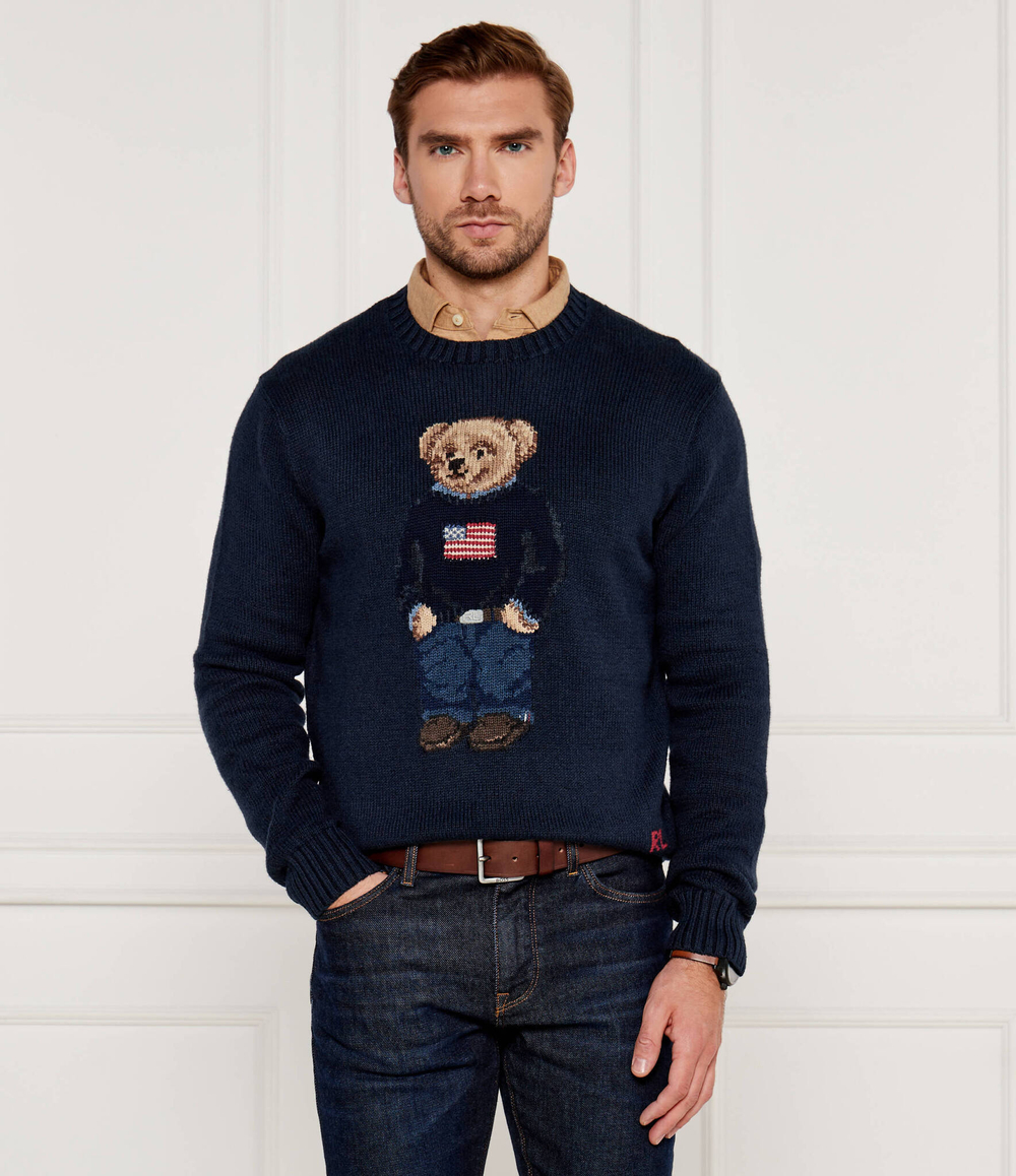 Свитер POLO RALPH LAUREN - темно-синий(710946137)