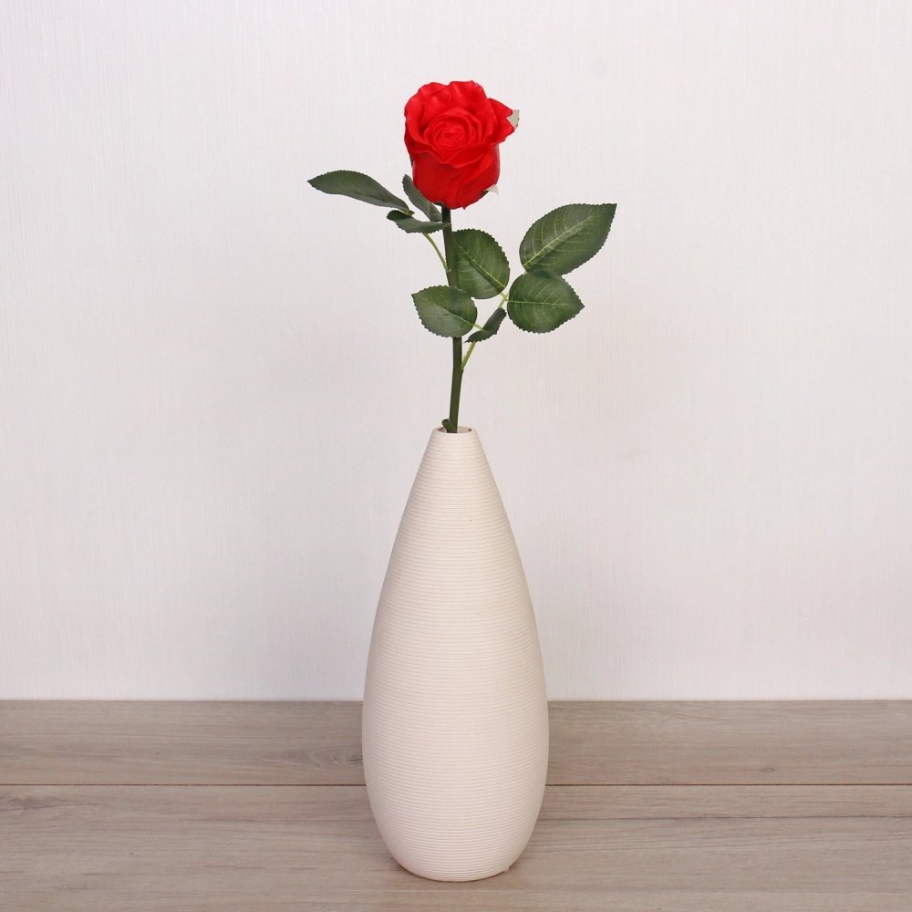 Цветок искусственный «Natur» 50см Розочка красная