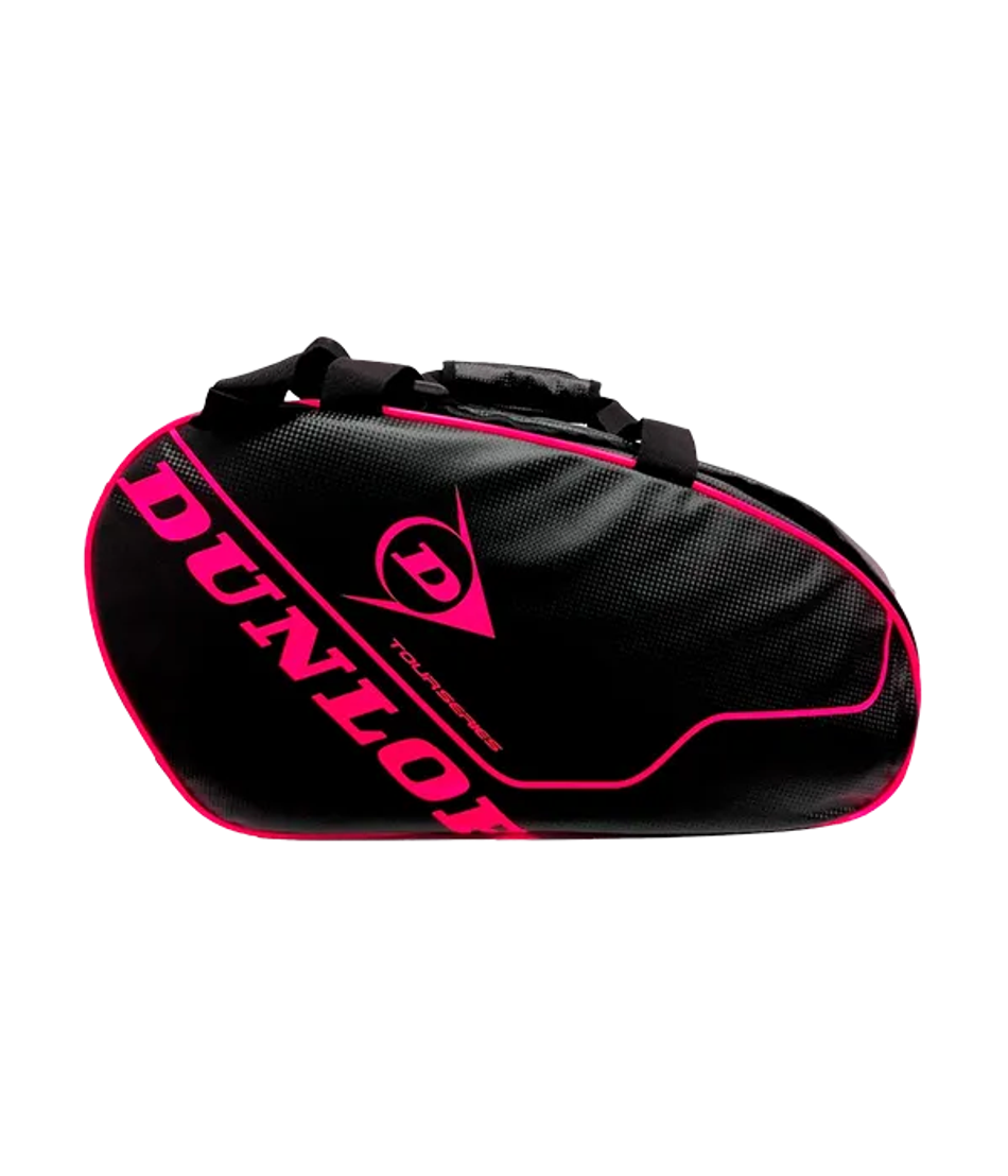 Сумка для падел Dunlop Tour Intro Black-Pink LTD, прочная и компактная