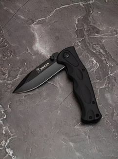 Складной нож тактический BOKER Черный матовый