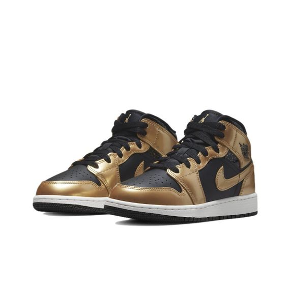 Иордания Air Jordan 1 Детские баскетбольные кроссовки МИД Топ Юнисекс