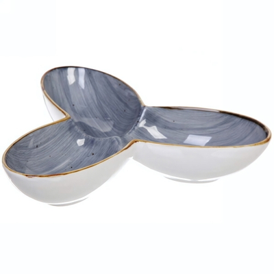 Менажница керамическая «Corsica blue» 22,8*4,5см