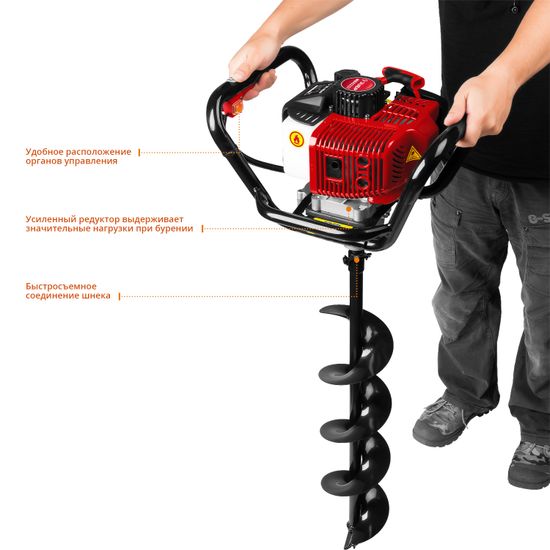 Мотобур (бензобур) ЗУБР МБ1-200
