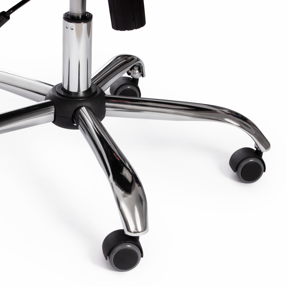 Кресло BERGAMO хром (22) кож/зам, бежевый, 36-34