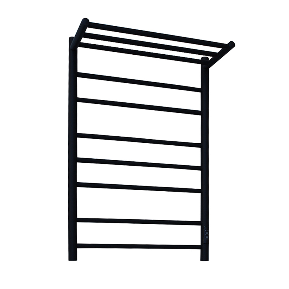 Электрический полотенцесушитель MELODIA Shelf Ferrum 50/80 П6 (MTRSEF5080bk) CУХОЙ ТЭН 121 Вт