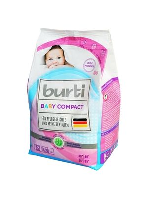 BURTI Концентрированный стиральный порошок Burti Compact Baby для детского белья 0.9кг