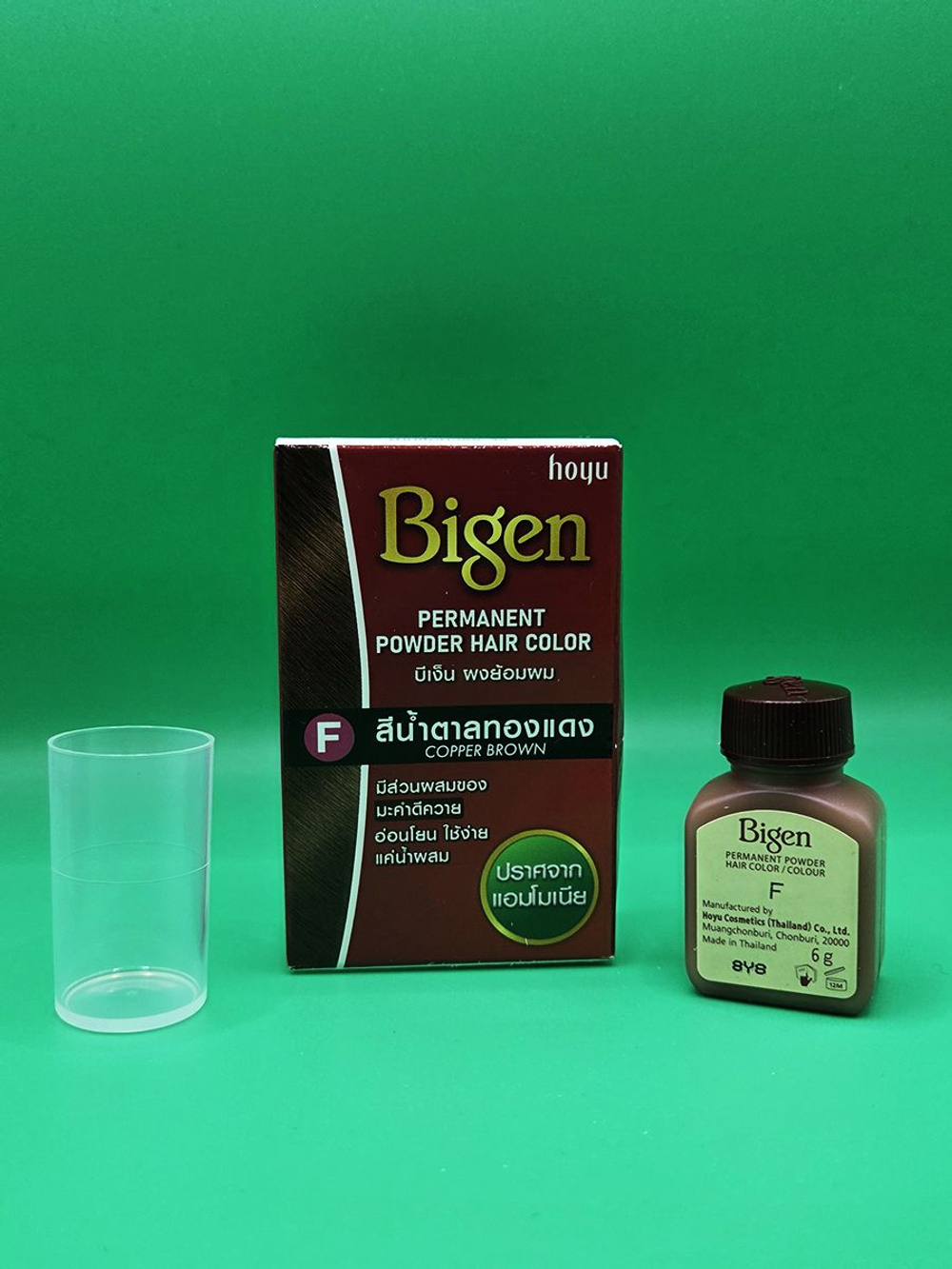 Стойкая краска для волос без аммиака и перекиси для мужчин и женщин Bigen (E Chocolate, цвет E Шоколадный)