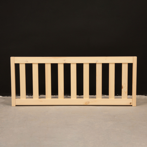 Бортик для кровати односпальной 90х200 Буфалина от падения из массива сосны, в лаке