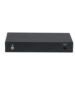 DAHUA 8-портовый неуправляемый коммутатор с РоЕПорты: 4 RJ45 10/100/100Мбит/с (PoE/PoE+/Hi-PoE), 4 RJ45 10/100/100Мбит/с (uplink); мощность PoE: порт 1 до 60Вт, порты 2~4 до 30Вт, суммарно до 60Вт; P