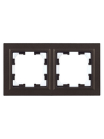 BRITE Рамка 2-местная IP44 РУ-2-БрТБ-44 темная бронза IEK