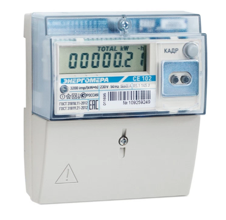 Счетчик электроэнергии Энергомера 145 JA однофазный двухтарифный электронный 5(60) А на DIN-рейку/монтажную плату