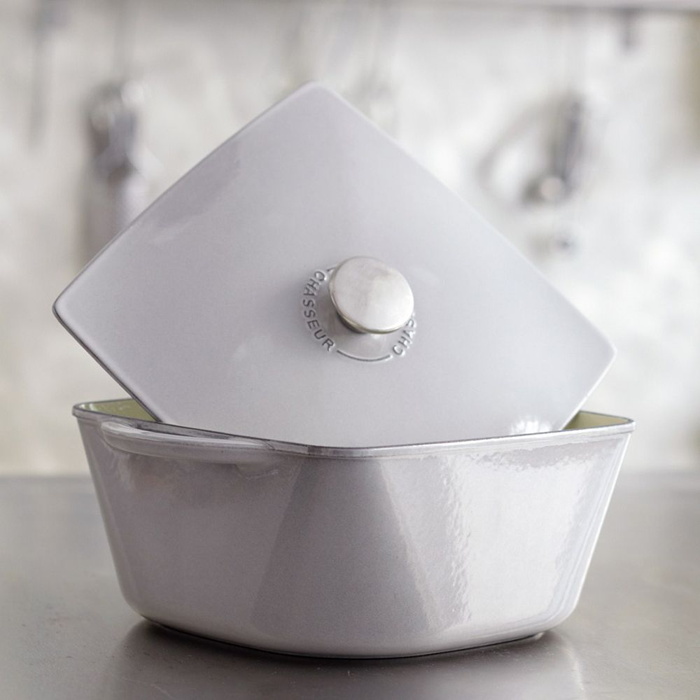 Кастрюля 5.5л Chasseur La Carronde белая Франция дизайн