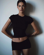 black tee