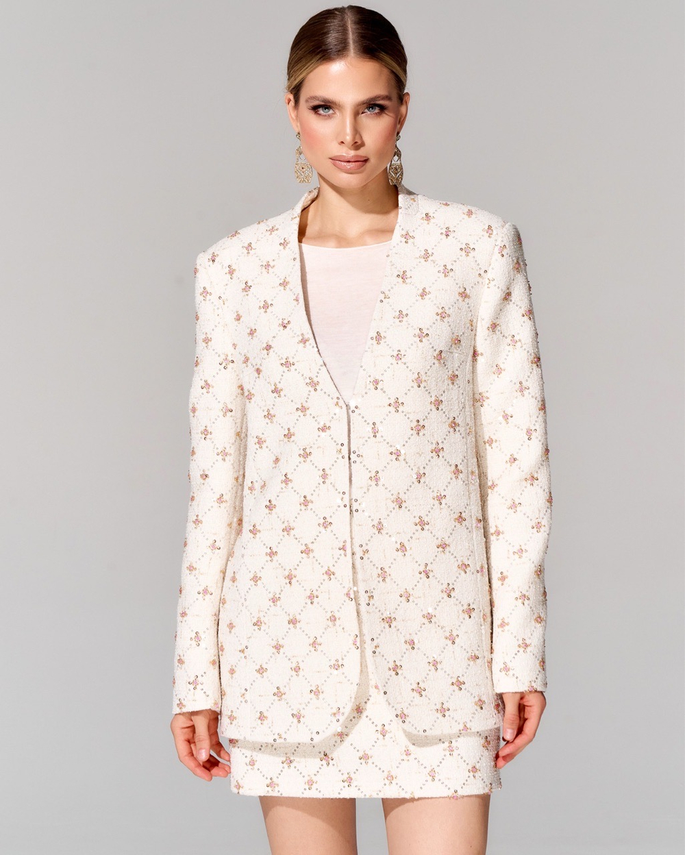 Жакет из премиального твида