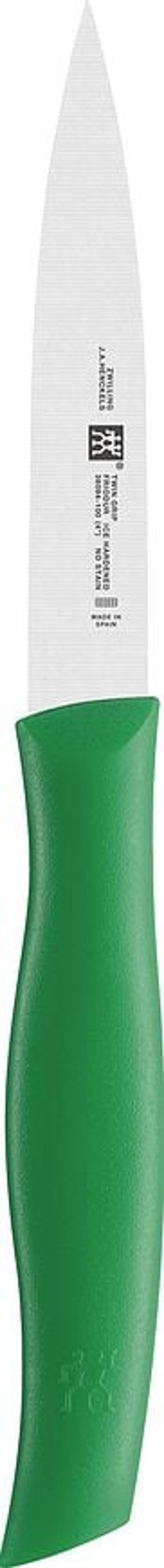 Столовый нож zwilling, twin grip, нержавеющая сталь, зелёный · арт. fabr 38601-090-0