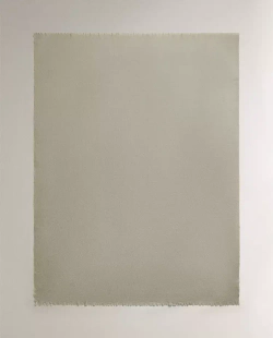 ZARA HOME ПЛЕД С БАХРОМОЙ, СИНИЙ