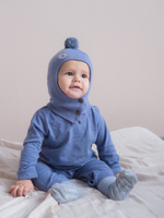 Шлем весенний/осенний вязаный (Деним) БОН-БОН