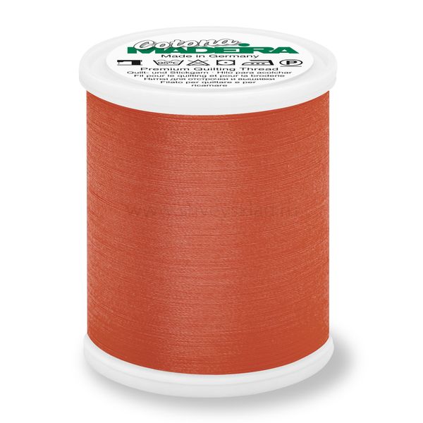 Нитки вышивальные хлопок Madeira Cotona №50, 1000 м, цв. 587, 9350, 5 катушек