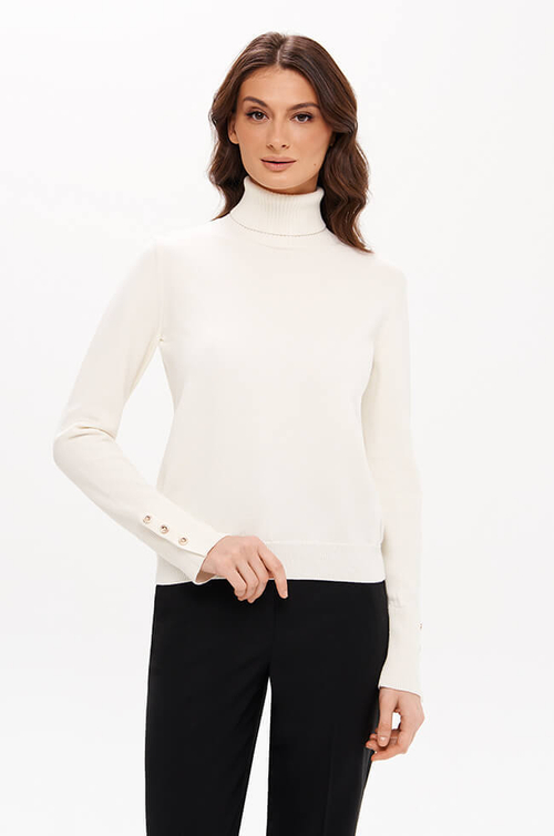 23375 Свитер женский (молочный)